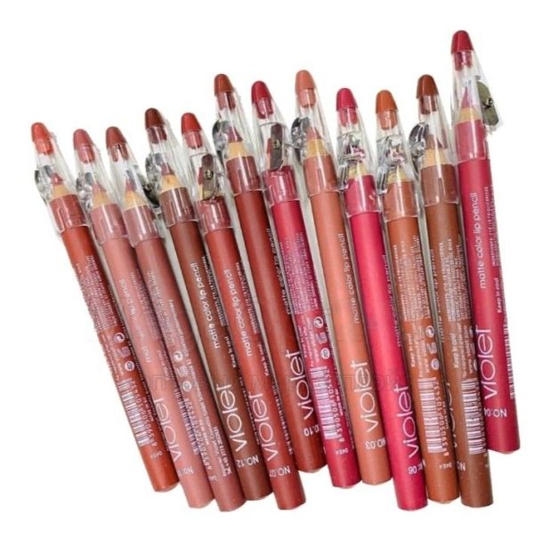 Smudge Proof Lip Pencil Pack Of 12